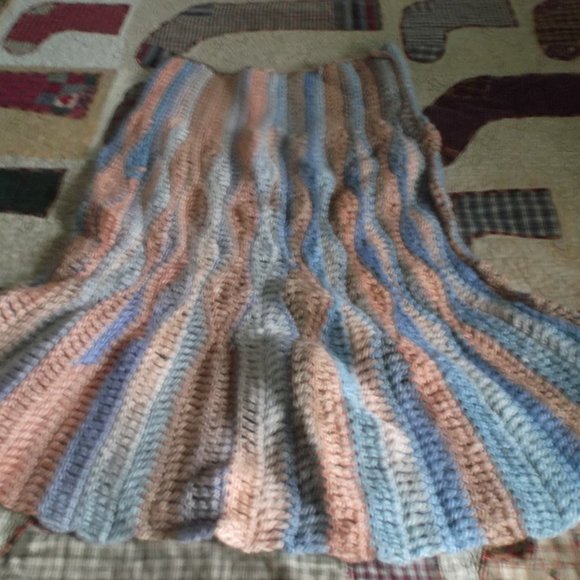 Hand Made Soy Yarn Tulip Skirt - Picture 2 of 5